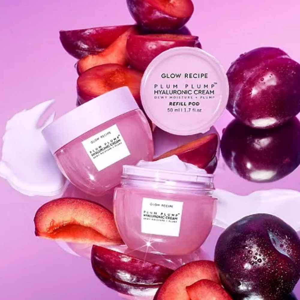 2x Glow Recipe Plum Plump Refillable Hyaluronic Acid Moisturizer 1.7 oz x2
